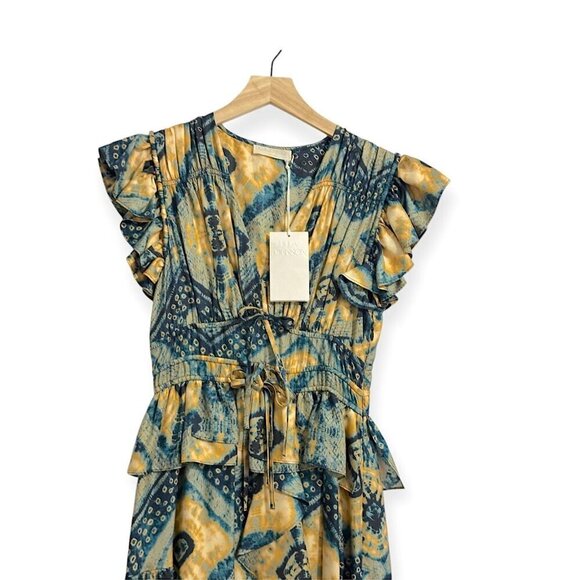 Ulla Johnson Avia Dress,  Silk, 0, NWT blue yellow - Picture 14 of 16